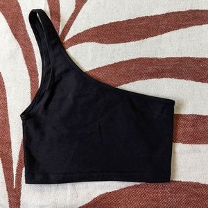 One Shoulder Crop Top
